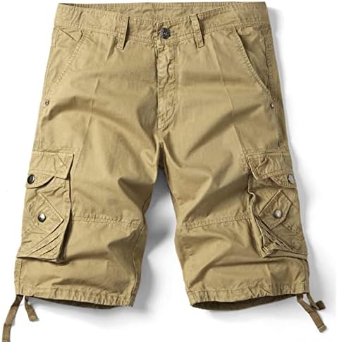 Ymosrh masculino de carga masculina calça de trabalho de verão curta calça casual calça de moletom