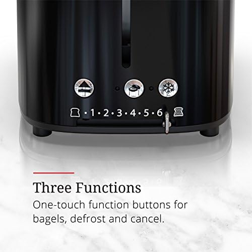 Russell Hobbs Tr9150bkr Toaster, 2 fatias, preto