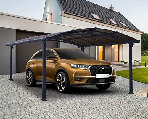 Palram - Canopia Arcadia 4300 Carport - 12 'x 14' - bronze/cinza