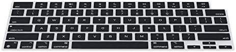 Capa do teclado Kwmobile Compatível com Apple MacBook Pro 14 A2779 - Teclate Cappa dos EUA QWERTY - BLACK