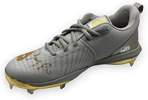 Jeremy Pena assinou o modelo de jogo autografado Cleat MLB Authentic CoA - Cleats MLB autografados