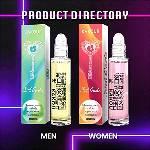 Zitiany Feromônio Perfume para mulheres/homens atrairem o sexo oposto, feminina masculina eau de parfum rollerball fragrância,