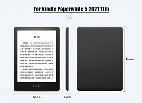 Caso para 6,8 Kindle Paperwhite e Kindle Paperwhite Signature Edition - Capa de couro leve PU Premium com sono/acordamento