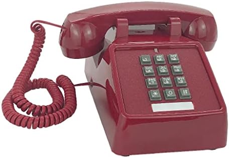Telefones de toque de toque telefônico com cordas com cordão zjhyxyh com telefones terrestres de toque tradicionais altos para idosos