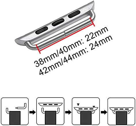 OMECKY RELISTA BAND CONELTORES DE BANDA ADAPELA ADAPTADOR DE BANDO, APRENHO DE LINK DE SUBSTITUIÇÃO PARA IWATCH Ultra