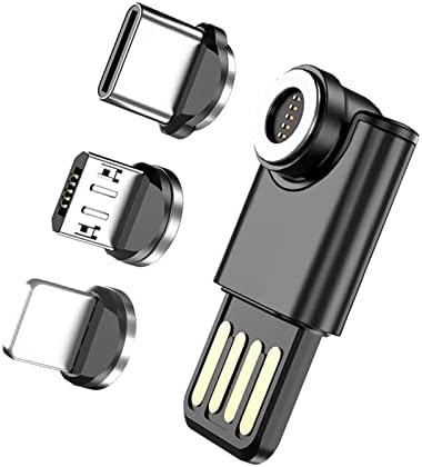 2wz 3 em 1 adaptador de sucção magnética Adaptador portátil USB Adaptador de sucção magnética universal funciona com todos