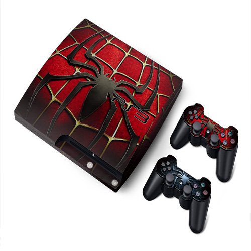 Spiderman PS3 PlayStation 3 Slim Protector Skin Decalk Sticker