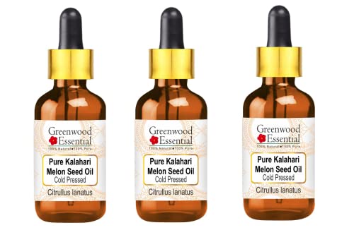 Greenwood Essential Pure Kalahari Melon Seed Oil Natural Terapêutico Fria Pressado 1250ml
