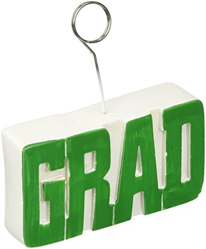 Photo de pós -graduação/suporte de balão, verde/branco