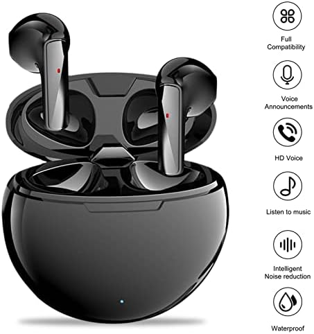 Fones de ouvido sem fio bzdzmqm - 2023 Bluetooth 5.3 fones de ouvido sem fio esportes mini fones de ouvido estéreo com