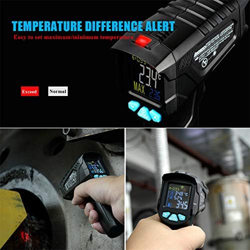 Gtest Digital Termômetro Digital Medidor de umidade não contato Termômetro infravermômetro Hygrômetro de temperatura Medidor