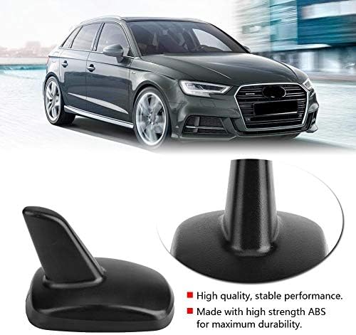 Kuuleyn Shark Fin Antenna, 3897Ziy Car Shark Fin Roof Antenna Decoration for A3 2017 2018 - Black