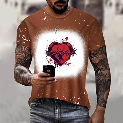 Homens confortáveis ​​tamis de camisetas Blusa Slim Fit 2023 Casual Street Hip-Hop 3D Tops impressos de manga curta Campes de pescoço redondo