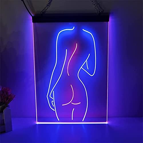 DVTEL Lady Back Néon Sinal de modelagem LED LEDAS LEZAS LUMAS LUMAS LUZ