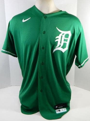 2020 Detroit Tigers David McKay 62 Jogo emitiu Green Jersey St Patricks 48 904 - Jogo usada MLB Jerseys