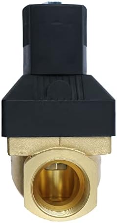 Válvula solenóide de alta pressão sólida dos EUA - 3/4 ”de 12V DC Brass de alta pressão de alta temperatura Resistência Solenóide elétrico Válvula, 50 bar, 300 ℉