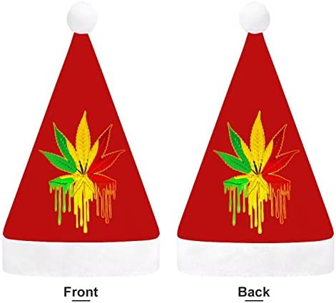 Pintura colorida erva chapéu de natal chapéus de chapéu de natal decoração de árvore de férias decoração de férias para adultos mulheres