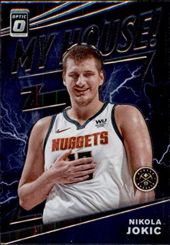 2019-20 Donruss Optic My House Basketball 6 Nikola Jokic Denver Nuggets Official Panini NBA Cartão de negociação