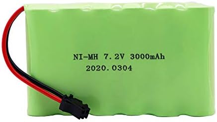 Peças e acessórios 7.2V AA 3000mAh 2800mAh Bateria SM Plugue para controle remoto Brinquedos elétricos Boats 7.2 V 2400 mAh aa nimh bateria m Modelo atacado -