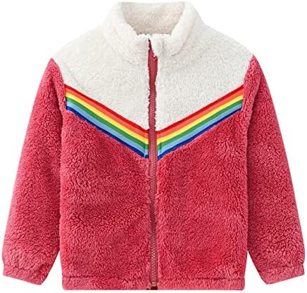 Criança infantil garotas meninos zíper casual up jacket jacket jaleco comprido manga longa espessa de roupas de vestuário