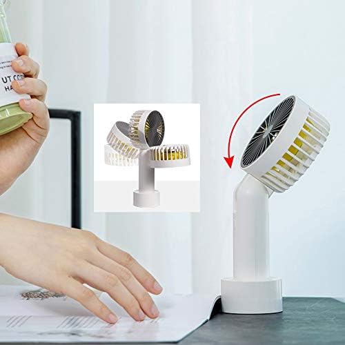 Yczdg portátil mini ventilador handheld ar refrigerador 3 velocidades de velocidade ajustável fã recarregável para escritório