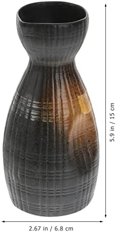 Copas de saquê de LQBYWL, xícara japonesa, conjunto de saquê japonês, 5 peças, garrafa de saquê de 1pc 250ml com 4pcs