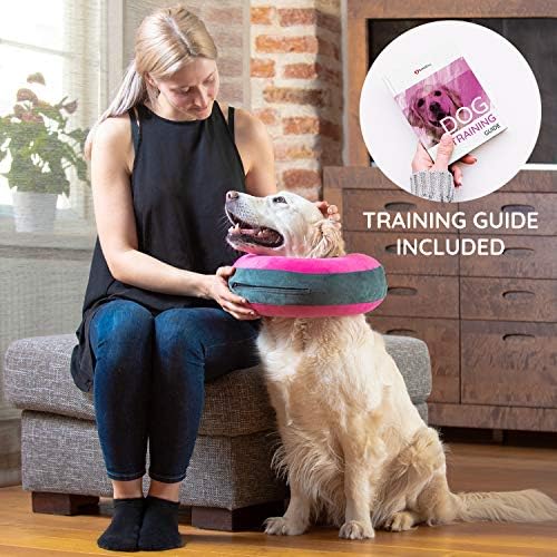 GOOBBOBO ELEFICAÇÃO ELEFICAÇÃO ELE ELE E-GOLAR para cães e gatos-colar de rosca inflável macia projetada para proteger pequenos ou