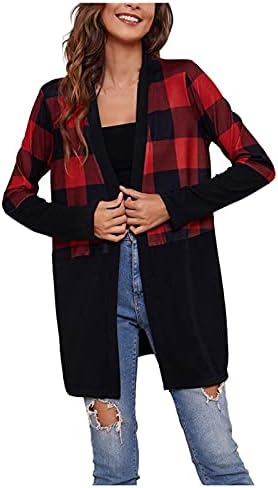 Blusa noturna para mulheres de inverno quadril de manga longa de bolso extra encantador impressão impressão sem colarinho conforto