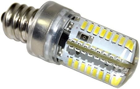 Lâmpada LED HQRP 7/16 110V LED LUZ Branco para Brother VX857 / VX880 / VX890 / VX1100 / VX1120 / VX1125 / VX1140 / VX1200 / VX-1435 Máquina de costura mais HQRP
