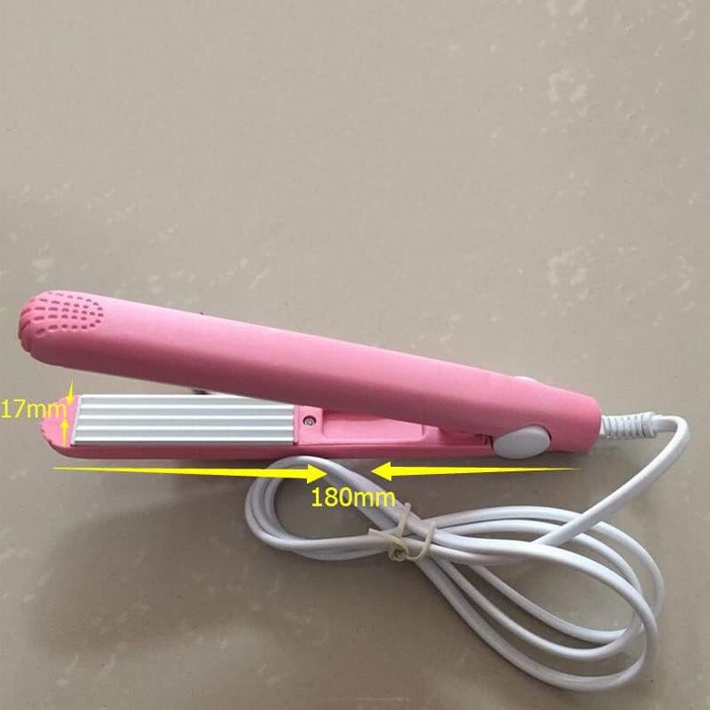 Houkai mini alisador de cabelo ferro rosa cerâmica endireitando as ferramentas de estilo de ferro ondulador de curling