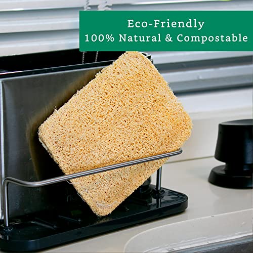 Esponja de cozinha de bobina natural - esponjas naturais para pratos - esponjas ecológicas - esponja compostável - esponjas