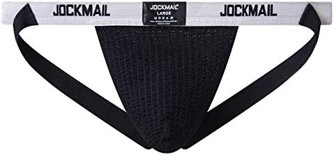 IIUS Jockstrap Bikini Briefs for Men Athletic Supports Desempenho Performance calcinha confortável de tira de jock com bolsa Athletic Roufe