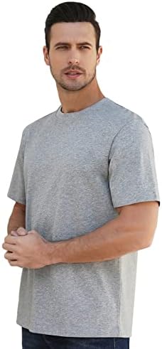 Max Tsolmon Men's T-shirt Manga curta camisa clássica Tops de algodão Crew pescoço camisetas