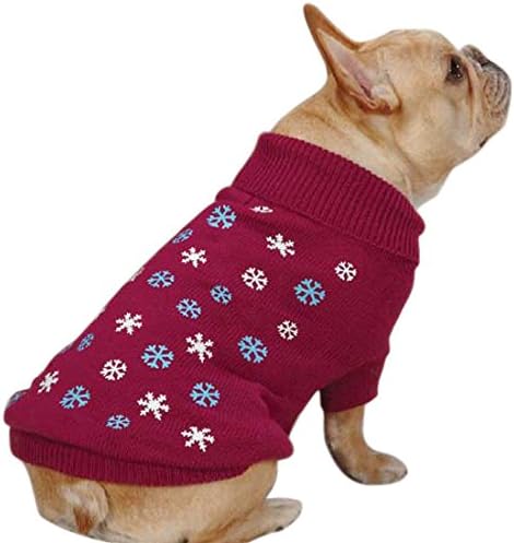 Coleção East Side Sweater Flurry Dog Sweater, x-small, framboesa profunda