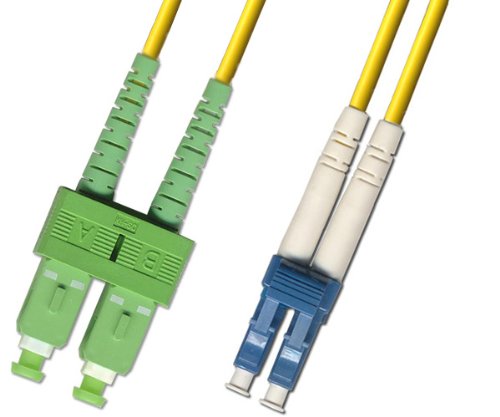 50m - SingleMode Duplex Fiberpic Cable - LC/UPC para SC/APC