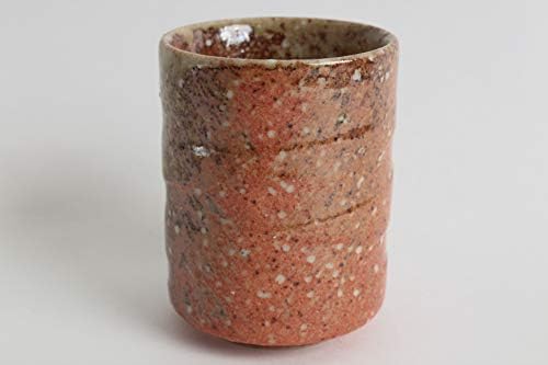 Mino ware japonês cerâmica yunomi chawan xícara de chá IGA Bronze Red Bronze & Ocher Made in Japan Rsy013
