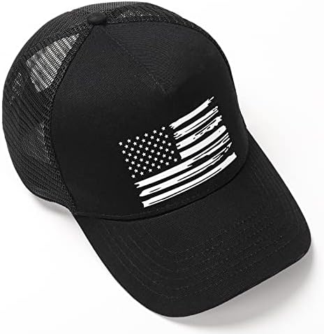 American Flag Hat Men Mulheres Mulheres Ajusta Capinho de beisebol dos EUA