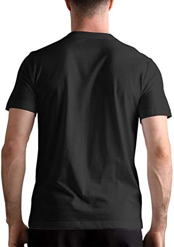 Djoamyo Man, camiseta redonda pescoço de manga curta Top camisetas clássicas pretas