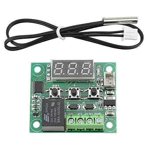 XINGYHENG 2PCS W1209 TERMOSTAT DIGITAL MODULO DE CONTROLE DE CONTROLE DE CONTROLE DE TEMPERAÇÃO DE TEMPERATURA DA TERMUSTER