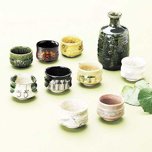 Nippon Ceramics Guinomi, amarelo, 35,4 fl oz, forno de grama de primavera, Kiseto 38304300
