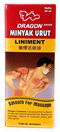 Cap Dragon Brand Minyak Uut Liniment Oil, 60 ml