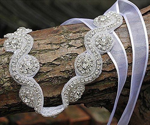 Goege elegente luxo artesanal de cristal de cristal jóias contas de jóias de noiva Proms de aniversário Birthday Christmas