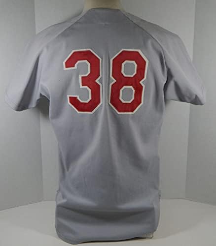 1994 Texas Rangers 38 Game usou Grey Jersey Minor League DP08120 - Jerseys MLB usada