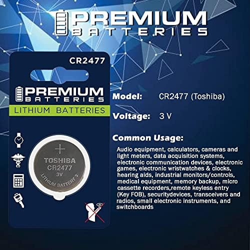 Baterias premium Murata Cr2477 Baterias de células de moeda de lítio 3V