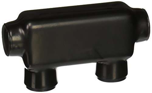 NSI Industries Polaris Black ISR-500B ISOLADO EN-LINE ENLINE CONECTOR-2 PORTAS PARA 500 MCM-4 AWG RANGE-LOCAIS SECO-CLASSIFICAÇÕES