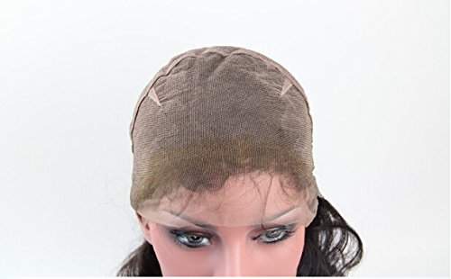 Cabelo dajun 24 italiano yaki de renda cheia peruca humana perucas virgens europeias remy cabelo humano yaki cor reta #4 marrom claro