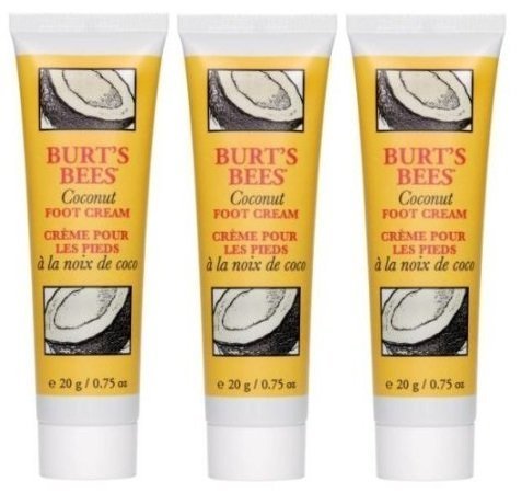 Burt's Bees Coconut Foot Cream, 0,75 oz, 3 pacote