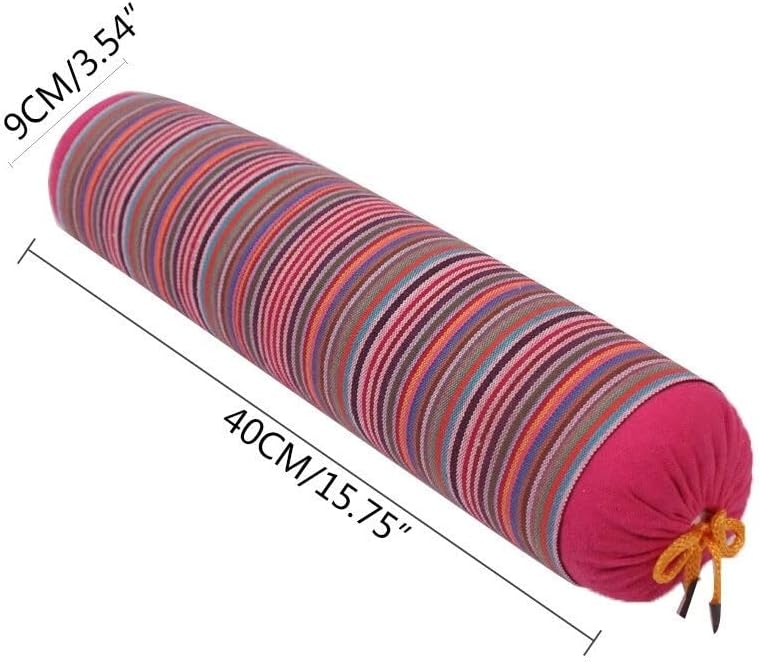Travesseiro cervical de ioga de listra sdfgh velha pano grosso de travesseiro de trigo grossa pescoço
