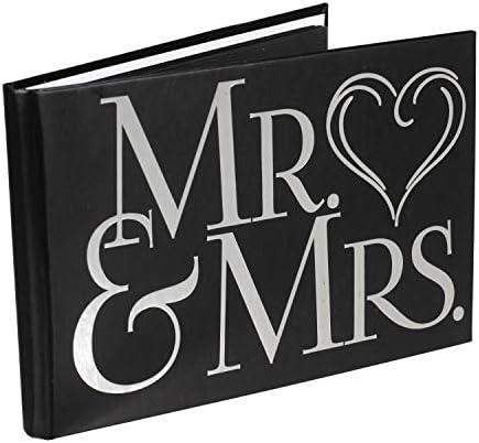 Malden International Designs Celebrações de casamento Sr. e Sra. Brag Book Album, 40-4x6, branco