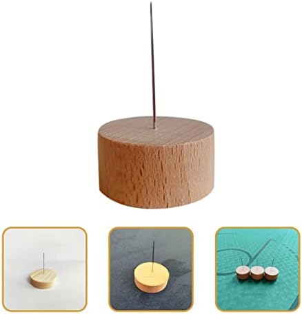 Kisangel Stand Clay Birthday Needle Partys Tratam Wood Crochet Wood para Doll Donut Fture Showcase Risers Risers Casamento